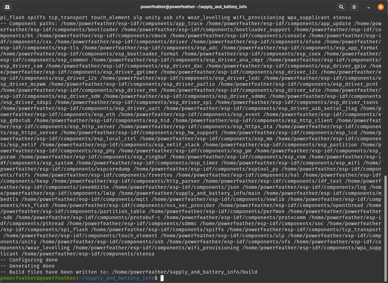 Setting ESP32-S3 as example project target